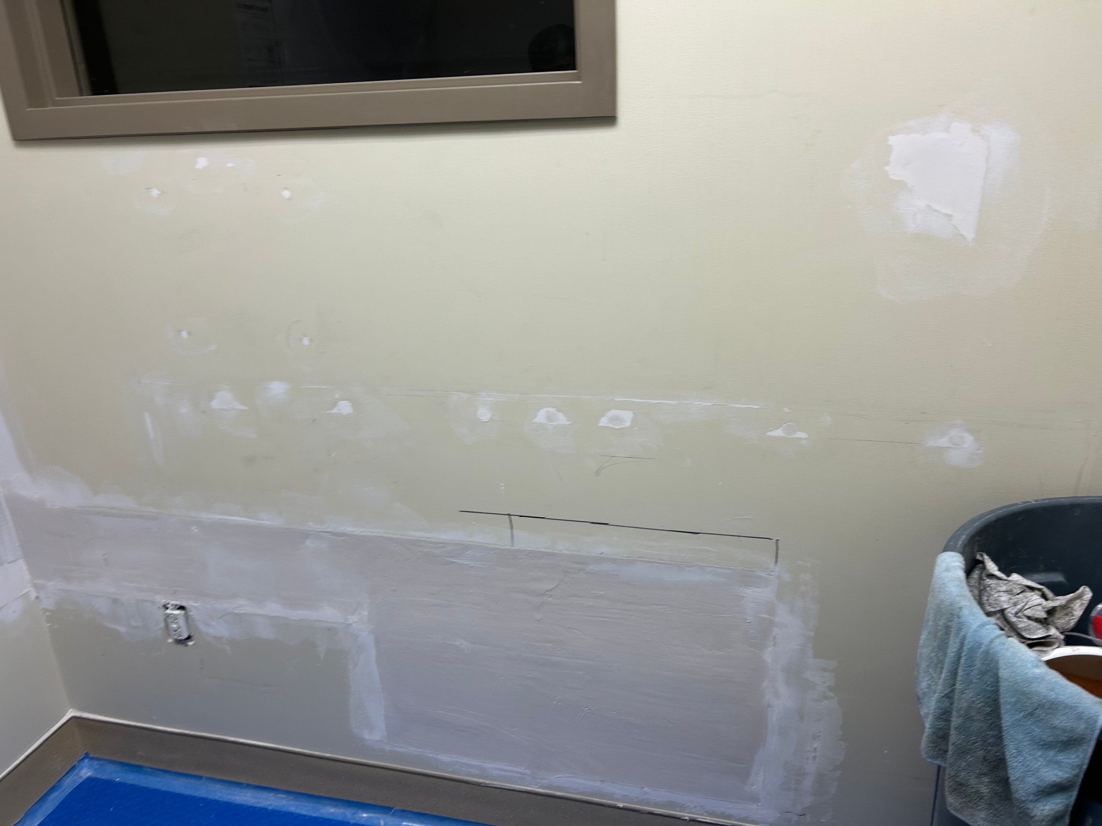 Before — Drywall Repair & Finish
